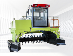 有機肥履帶式翻拋機